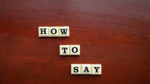 How to Say Words